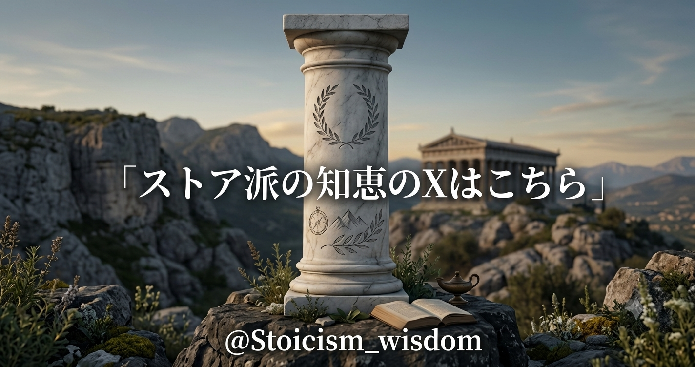 ストア派の知恵のX（旧Twitter）